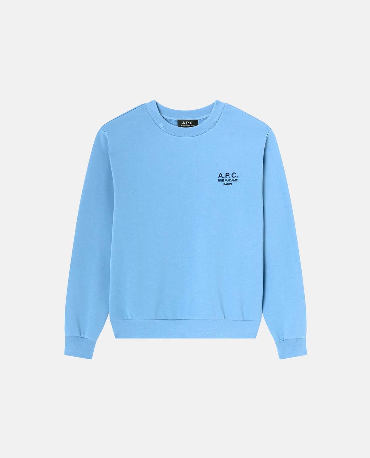 Áo nỉ tay dài phối logo A.P.C. Rue Madame