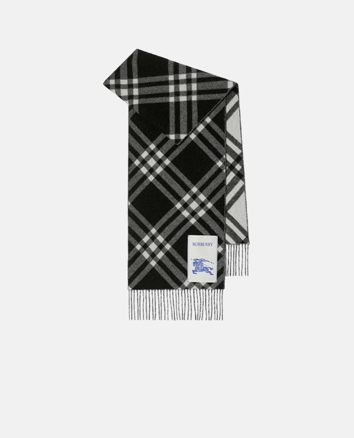 Khăn cashmere họa tiết Burberry Check 168 x 30 cm