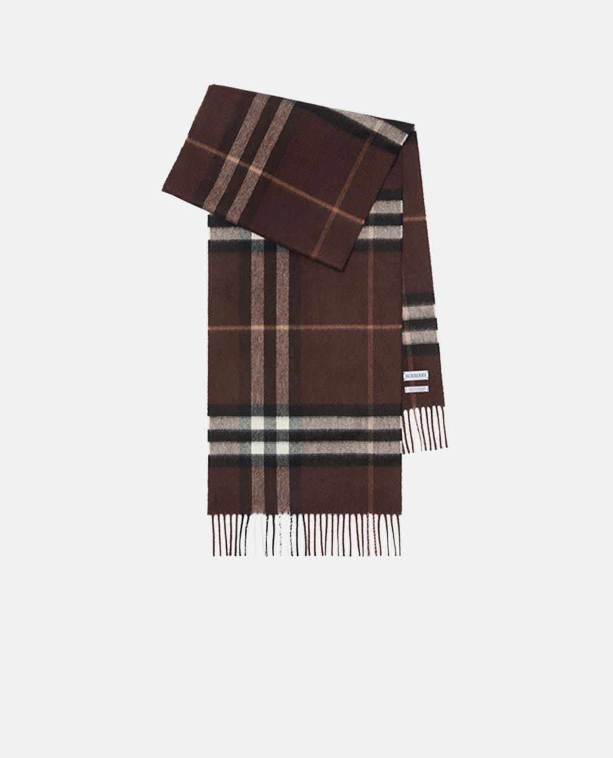 Khăn cashmere họa tiết Burberry Check 168 x 30 cm