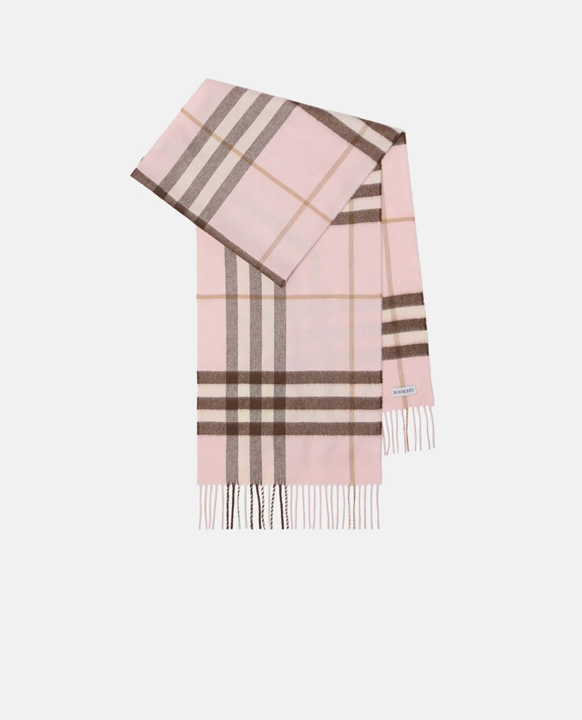Khăn cashmere họa tiết Burberry Check 168 x 30 cm