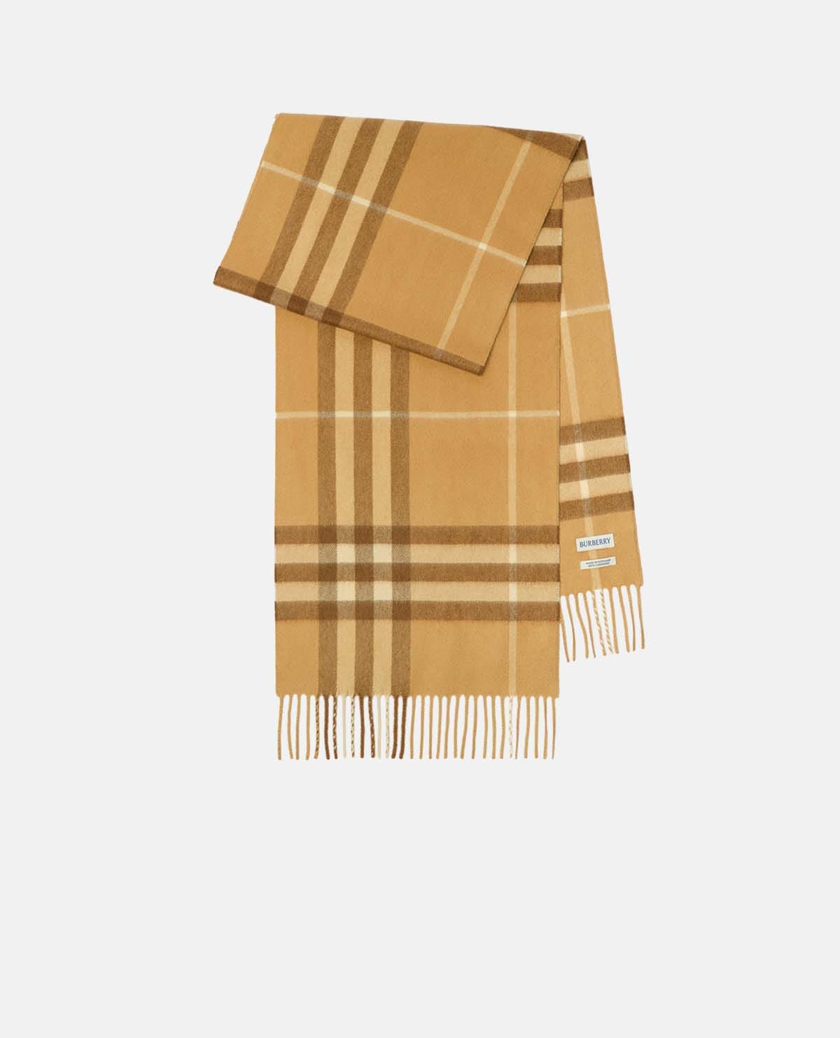 Khăn cashmere họa tiết Burberry Check 168 x 30 cm