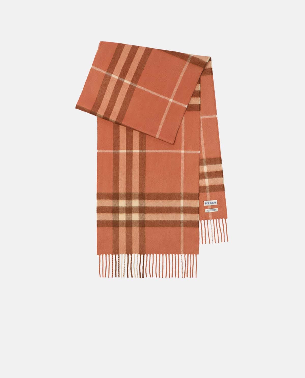 Khăn cashmere họa tiết Burberry Check 168 x 30 cm