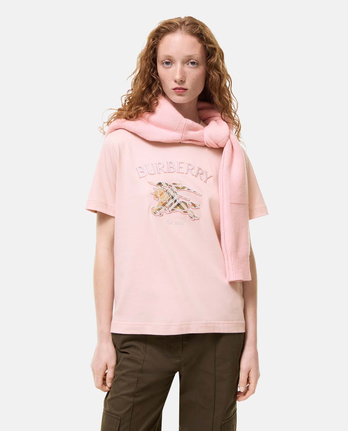 Áo thun cotton tay ngắn Knight Check
