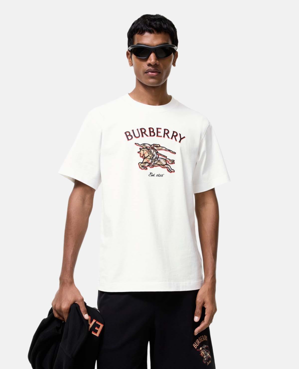 Áo thun cotton tay ngắn Knight Check