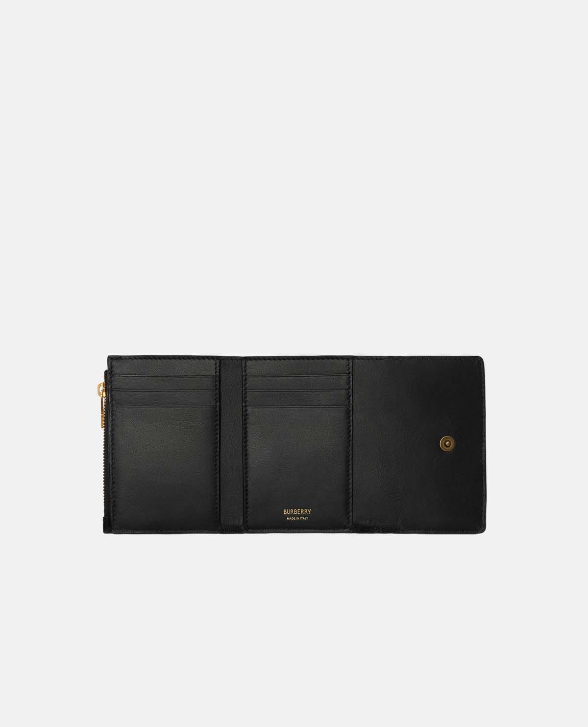 Ví gập nhỏ họa tiết Burberry Check