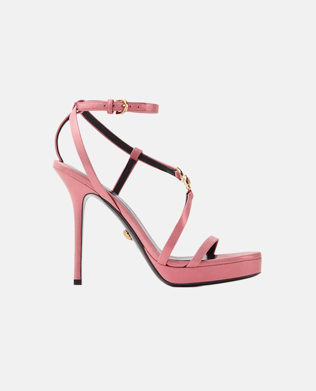 Giày sandal cao gót da Medusa '95 115