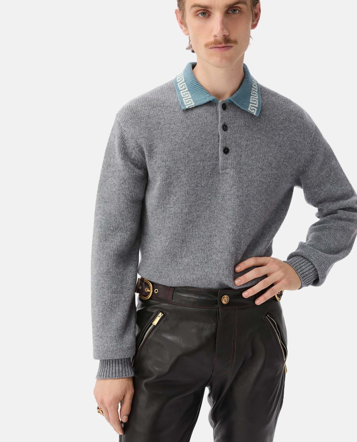 Áo len cashmere tay dài